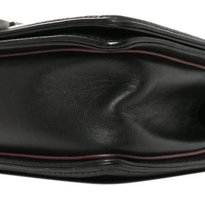 Chanel Calfskin Embossed Medium Paris Salzburg Boy Flap Black 10 of 10