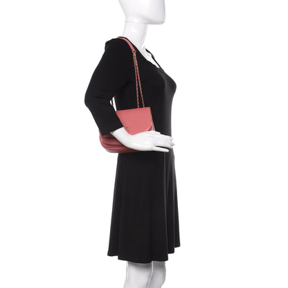 Chanel Calfskin Stitched Small Flap Bag Pink 3 of 12
