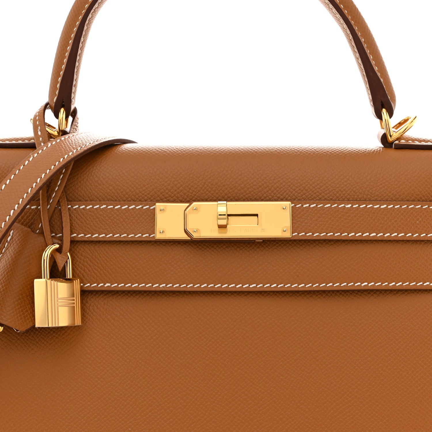 Hermes Epsom Kelly Sellier 28 Gold 7 of 10