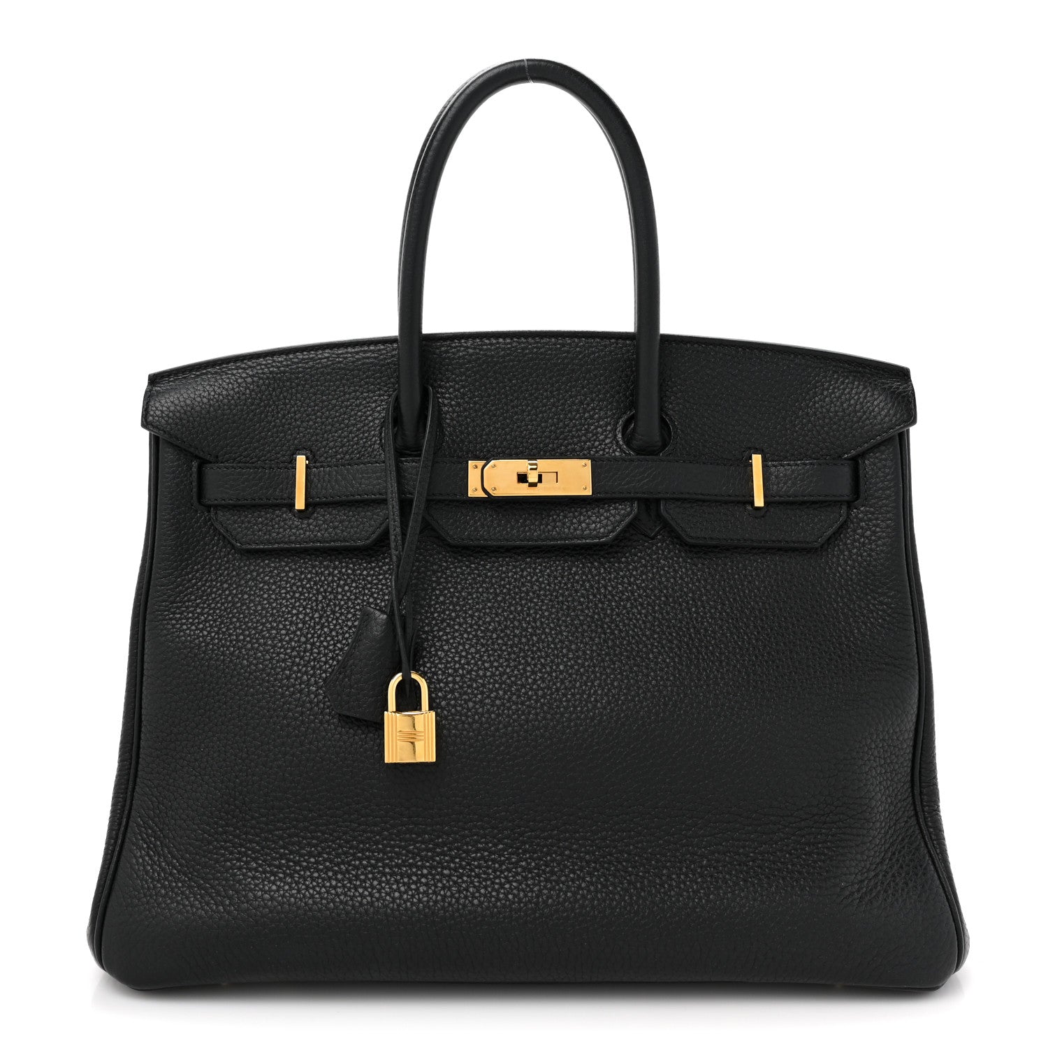 Hermes Taurillon Clemence Birkin 35 Black 1 of 16
