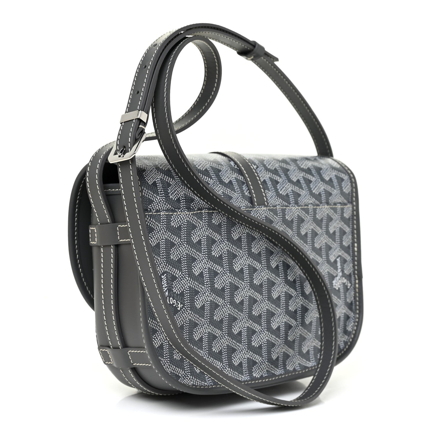 Goyard Goyardine Belvedere II PM Messenger Bag Gray 3 of 10