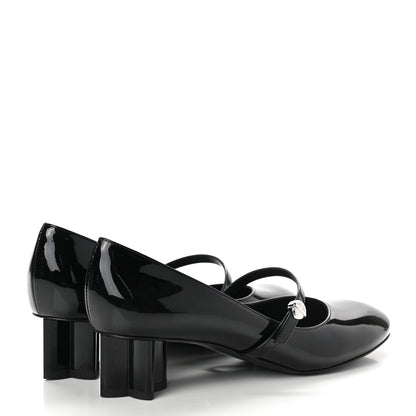 Louis Vuitton Patent Uniformes Silhouette 40mm Pumps 37 Black 4 of 8