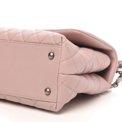 Chanel Caviar Quilted Small Coco Handle Flap Light Pink 10 of 10