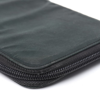 Prada Tessuto Nylon Quilted Zip Around Wallet Black 21 of 23