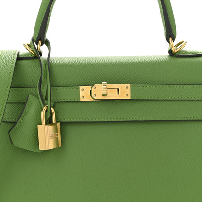 Hermes Epsom Kelly Sellier 25 Vert Yucca 8 of 11