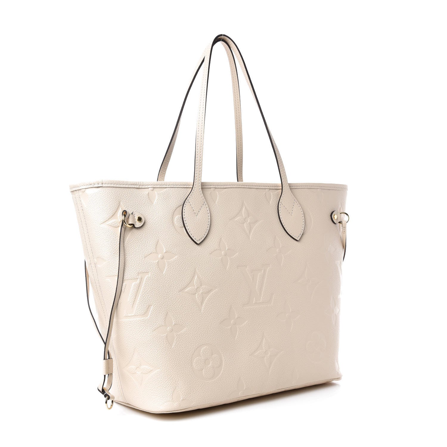 Louis Vuitton Empreinte Monogram Giant Neverfull MM Cream 3 of 10