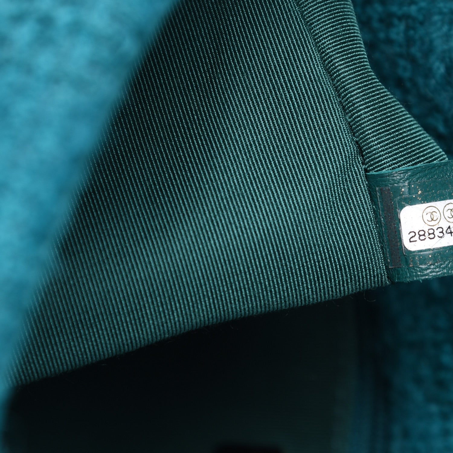 Chanel Tweed Quilted Large Chanel 19 Flap Green 7 of 10