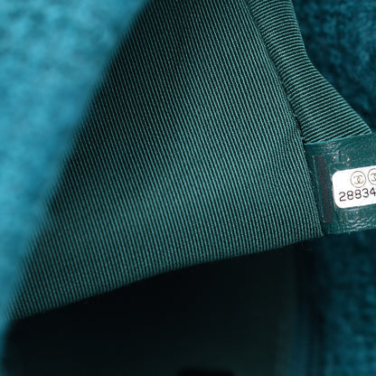 Chanel Tweed Quilted Large Chanel 19 Flap Green 7 of 10