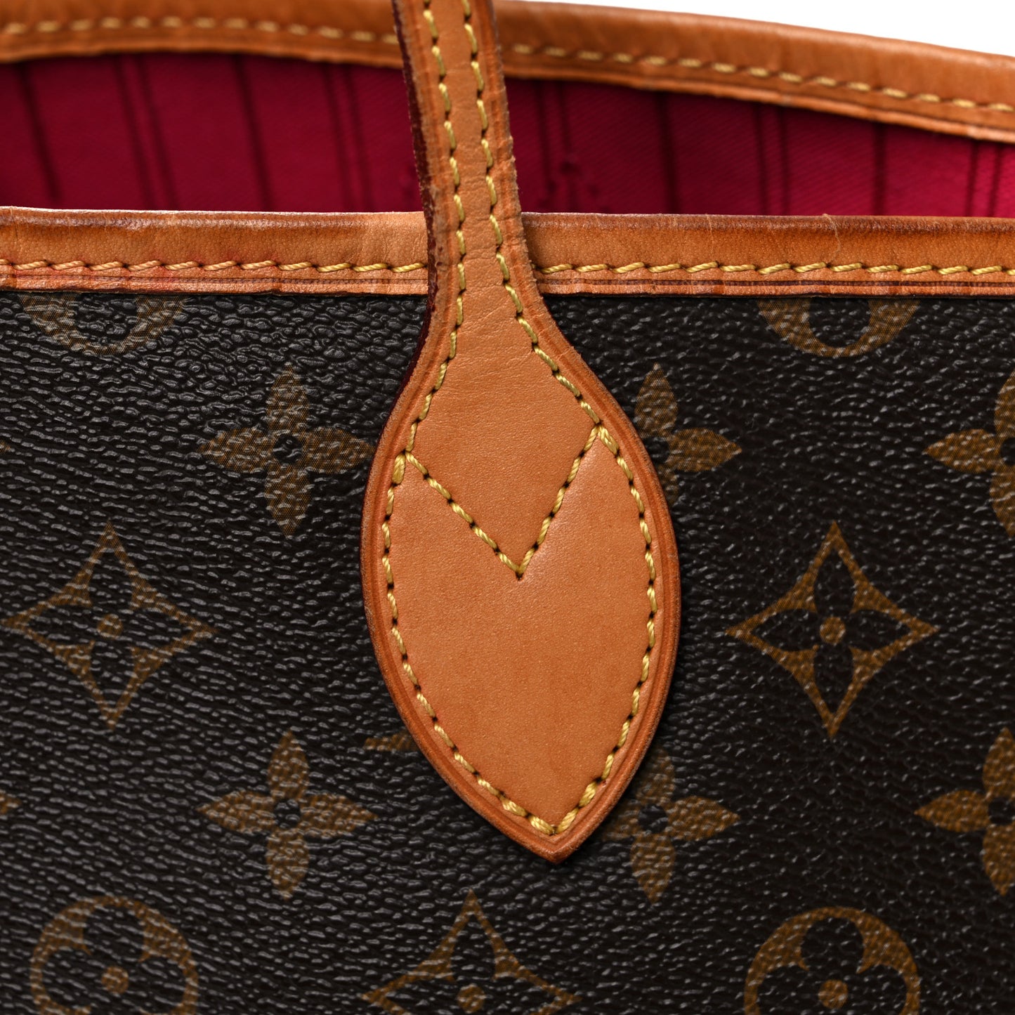 Monogram My LV Heritage Neverfull MM Fuchsia White