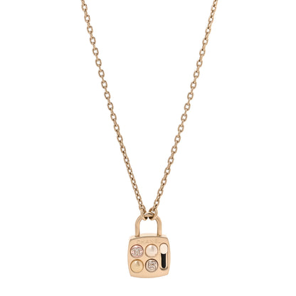 Chanel Pearl Resin Crystal CC No 5 Eyeshadow Pendant Necklace Multicolor 1 of 5