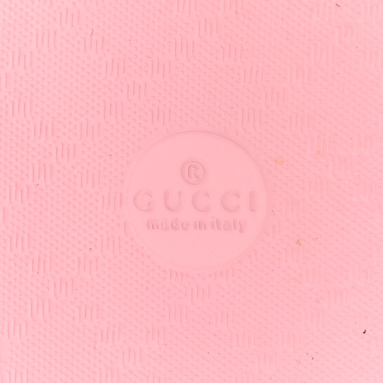 Gucci GG Supreme Monogram Slide Sandals 38 Cotton Candy Dark Cotton Candy 7 of 9