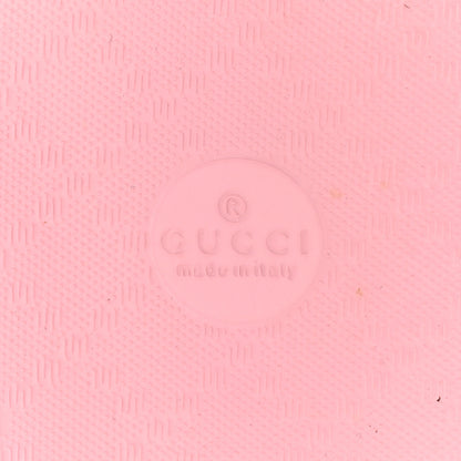 Gucci GG Supreme Monogram Slide Sandals 38 Cotton Candy Dark Cotton Candy 7 of 9
