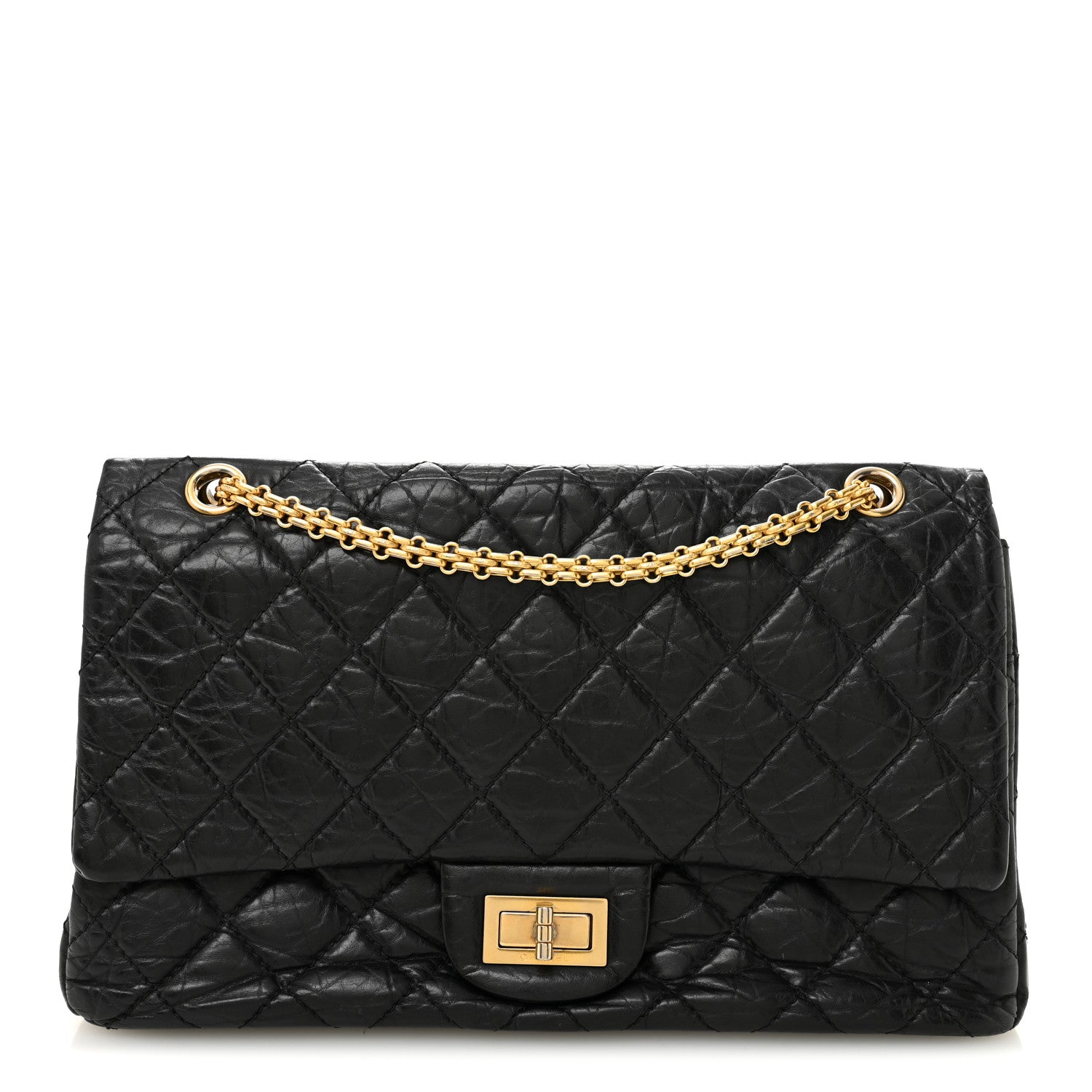 Chanel Aged Calfskin Quilted 2.55 Reissue 227 Flap Black 1 of 10