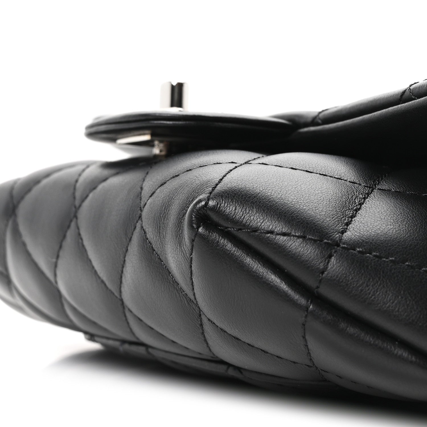 Chanel Calfskin Quilted CC Uniform Flap Belt Bag Black 10 of 10