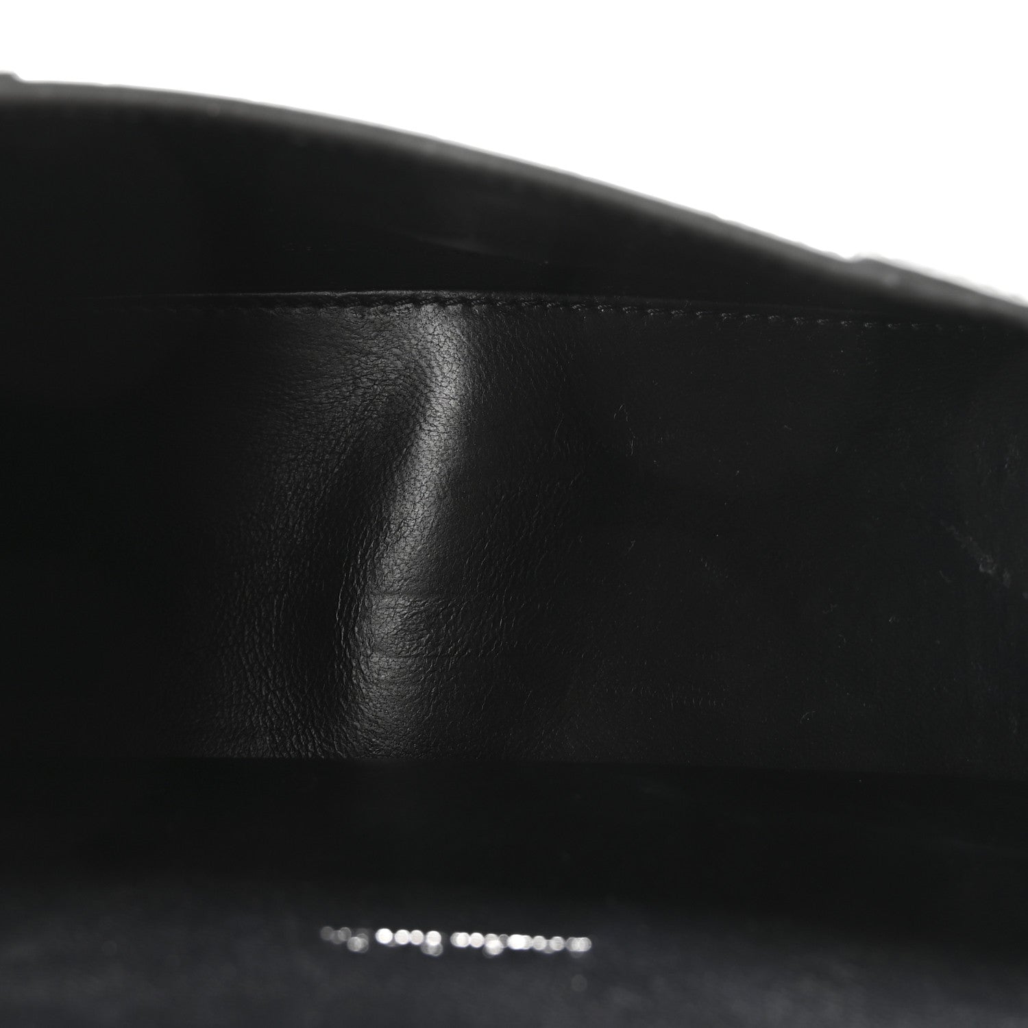 Balenciaga Metallic Shiny Calfskin Crocodile Embossed Hourglass Top Handle Bag XS Gunmetal 5 of 9