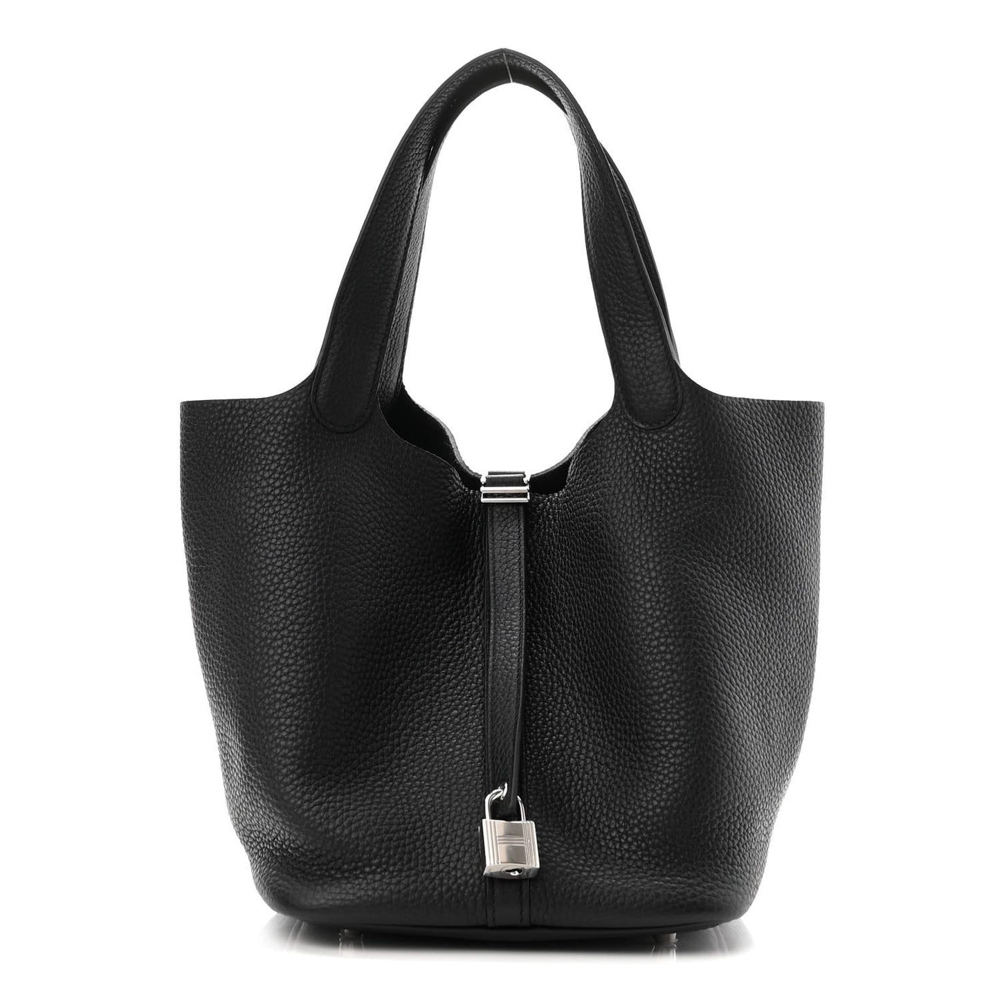 Taurillon Clemence Picotin Lock 22 MM Black