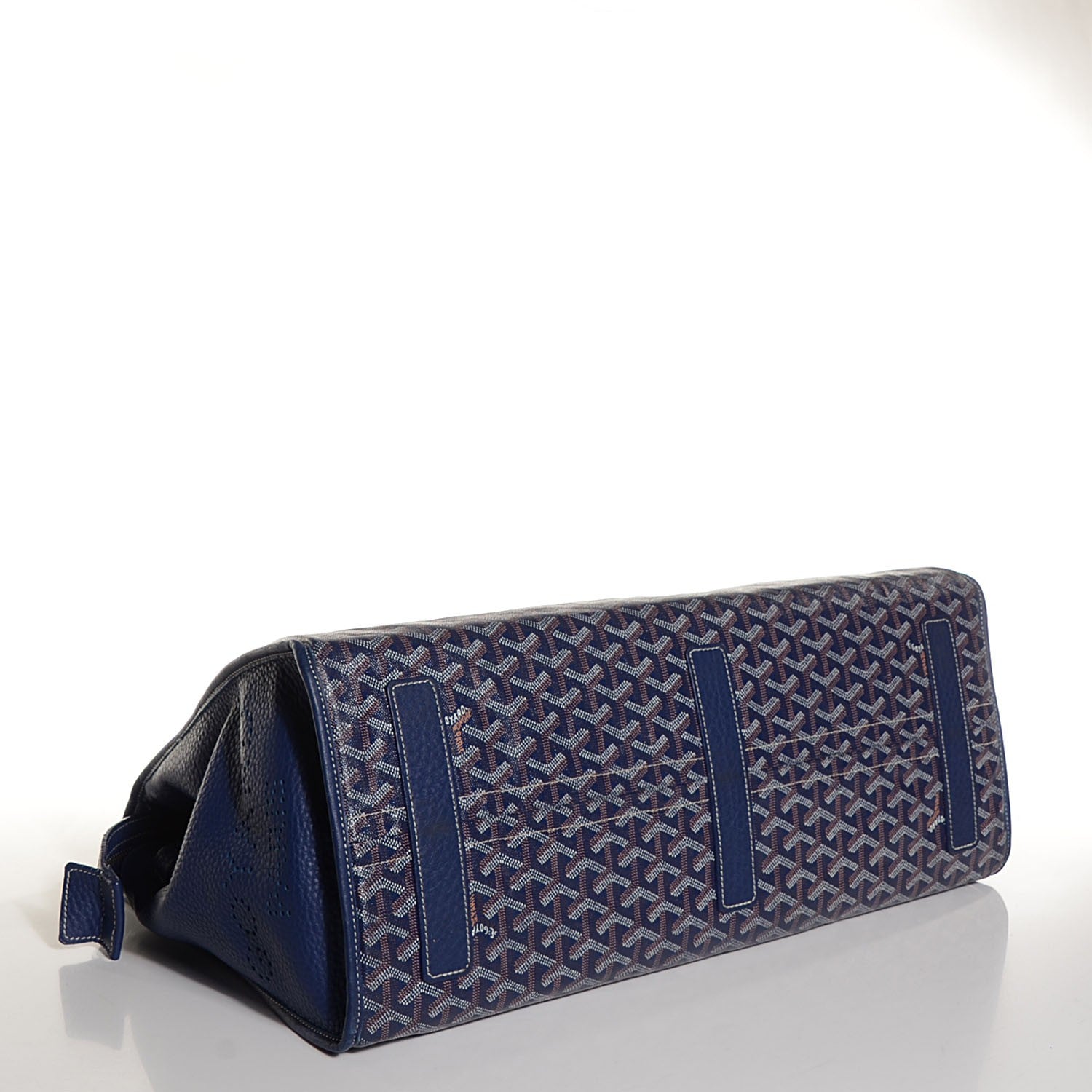 Goyard Goyardine Sac Hardy Pet Carrier GM Blue 4 of 9