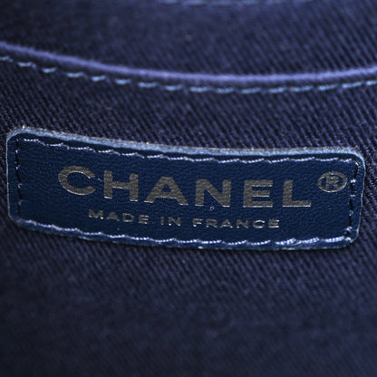 Chanel Grained Calfskin Small Neo Executive Shopper Tote Navy 7 of 12
