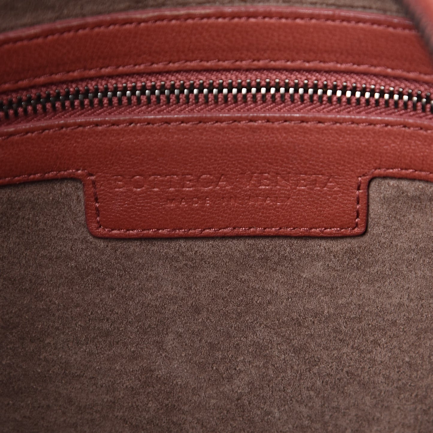 Nappa Intrecciato Large Veneta Hobo Brique