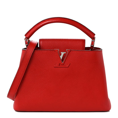 Louis Vuitton Taurillon Capucines BB Coquelicot 1 of 10