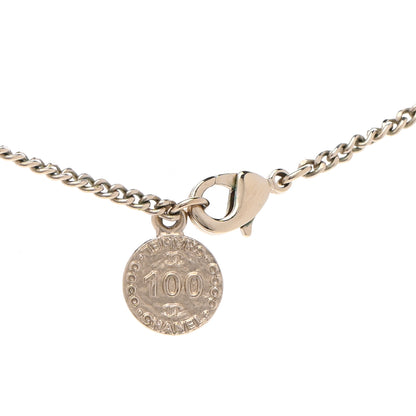 Chanel Crystal CC 100 Anniversary Necklace Gold 5 of 6