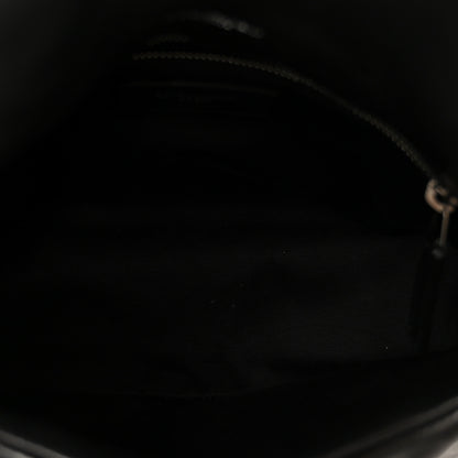 Saint Laurent Lambskin Quilted Small Loulou Puffer Monogram Chain Satchel Black 5 of 11