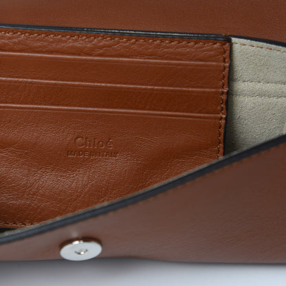 Chloe Suede Calfskin Mini Faye Shoulder Bag Tobacco 6 of 12