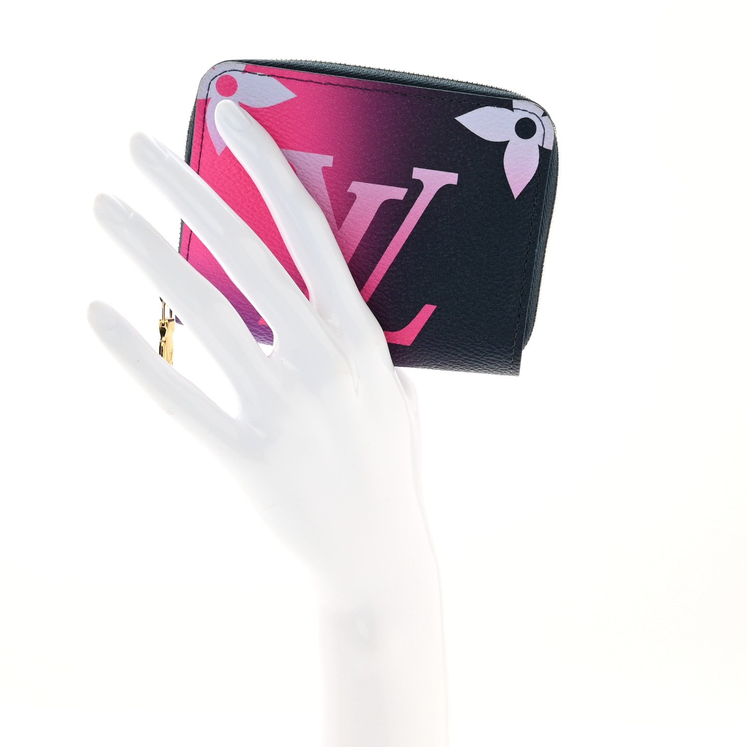 Louis Vuitton Monogram Giant Spring In The City Zippy Coin Purse Midnight Fuchsia 2 of 7