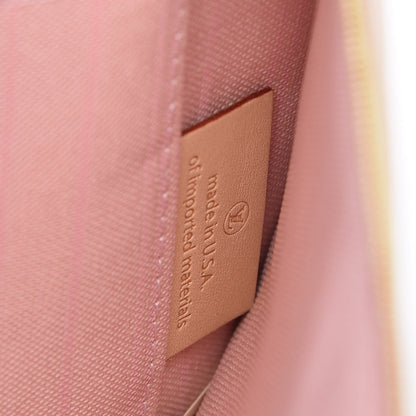 Louis Vuitton Damier Azur Neverfull MM GM Pochette Rose Ballerine 7 of 8