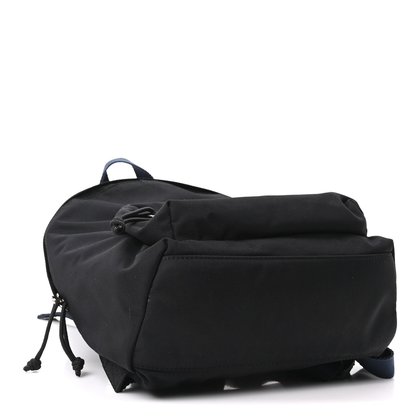 Sport Nylon Logo Embroidered S Wheel Backpack Black