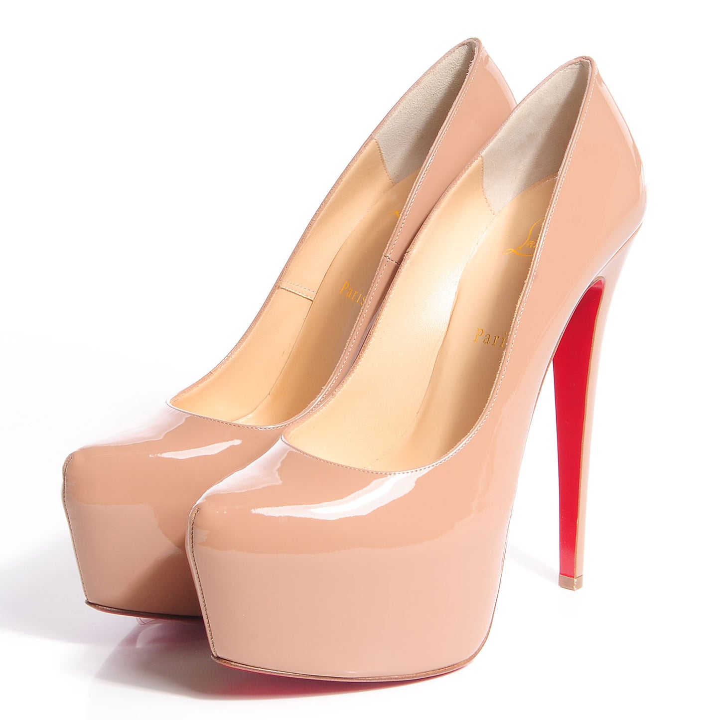 Patent Daffodile 160 Pumps 41 Nude