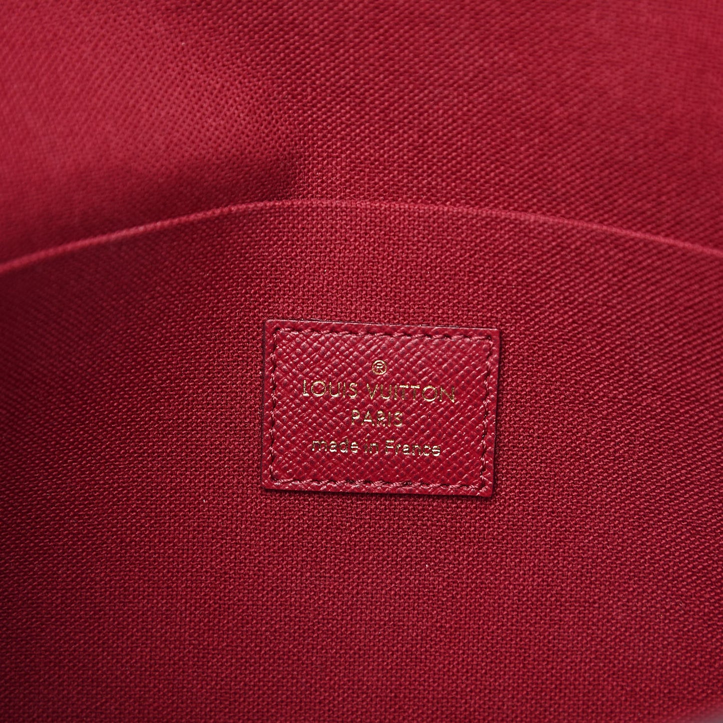 Monogram Pochette Felicie Chain Wallet Fuchsia