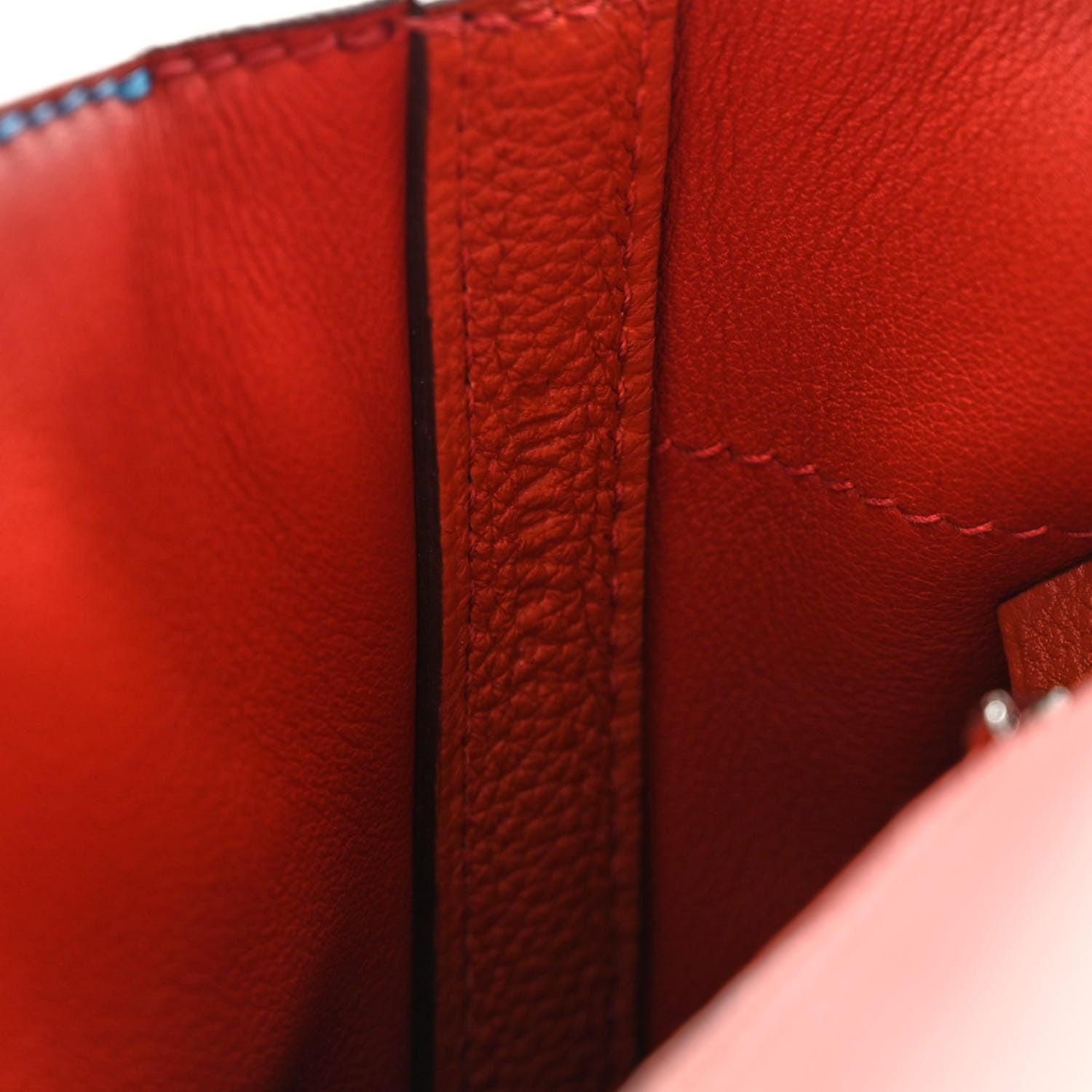 Hermes Evercolor Swift 24/24 29 Brique Rouge H Rouge Piment Bleu Frida 7 of 12