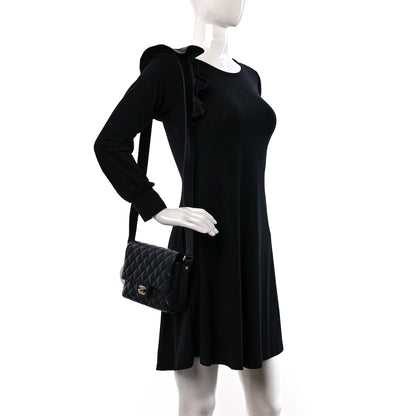 Chanel Calfskin Quilted Bolero De Chanel Flap Bag Black 2 of 8