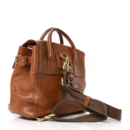 Mulberry Natural Leather Cara Delevingne Convertible Backpack Brown 3 of 9