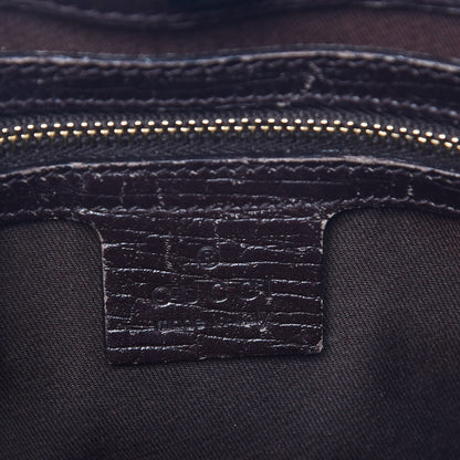 Gucci Monogram Small Hasler Tote Dark Brown 6 of 7