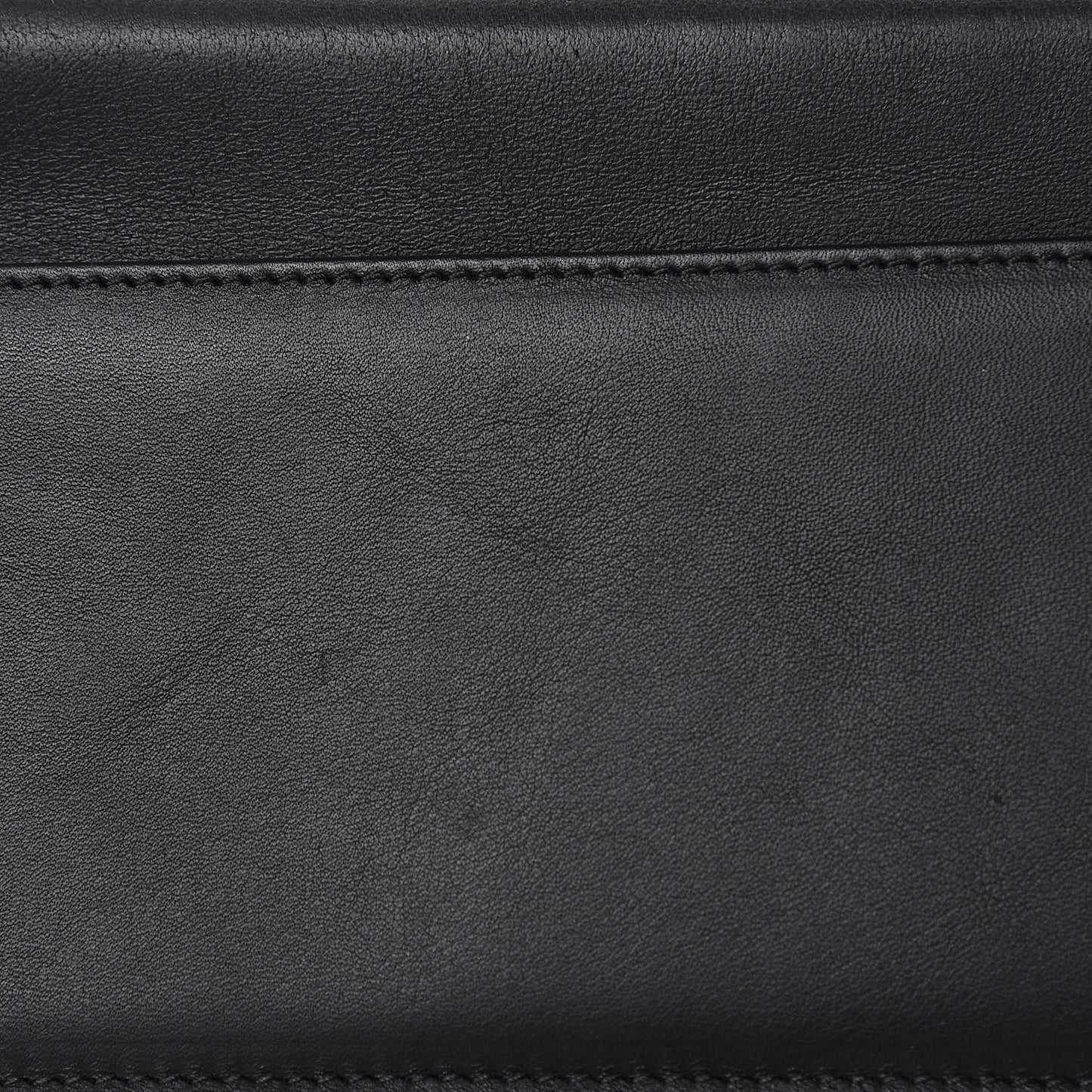 Smooth Calfskin PS11 Chain Wallet Black