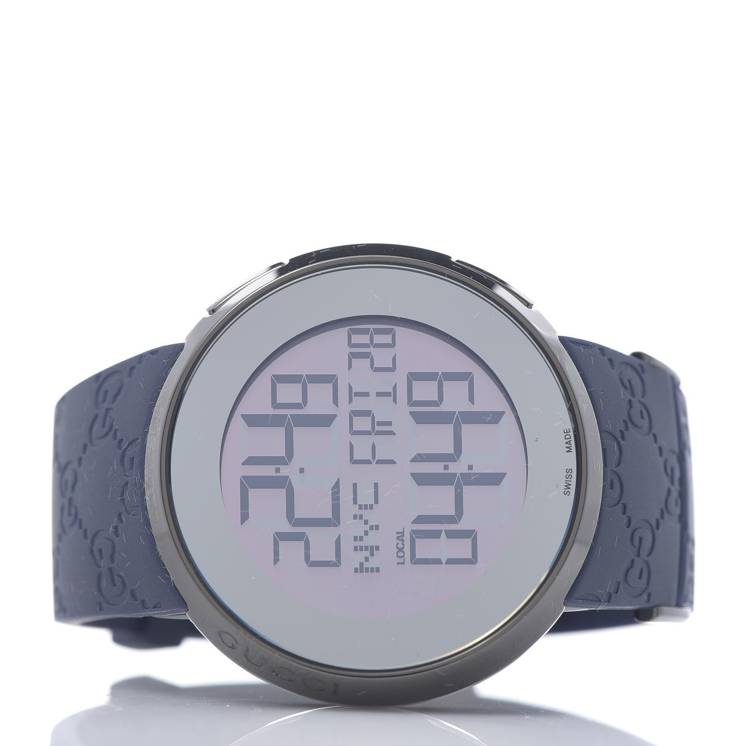 Gucci Stainless Steel Rubber 45mm Digital I-Gucci Watch 3 of 7