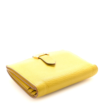 Hermes Chevre Mysore Bearn Compact Wallet Cumin 4 of 8