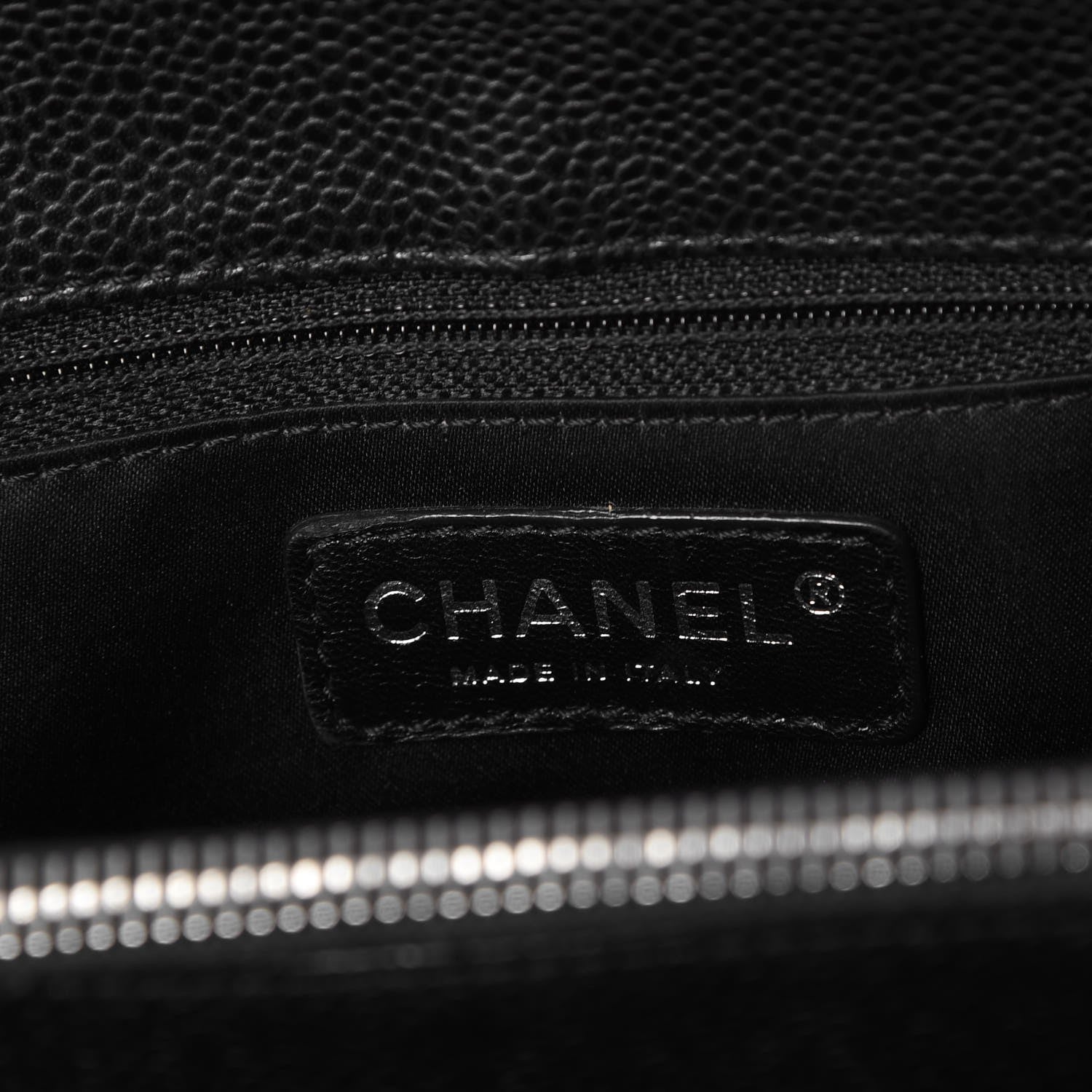 Chanel Caviar Quilted Grand Shopping Tote GST Black 6 of 7