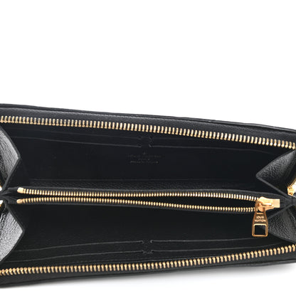 Louis Vuitton Empreinte Clemence Wallet Black 5 of 7