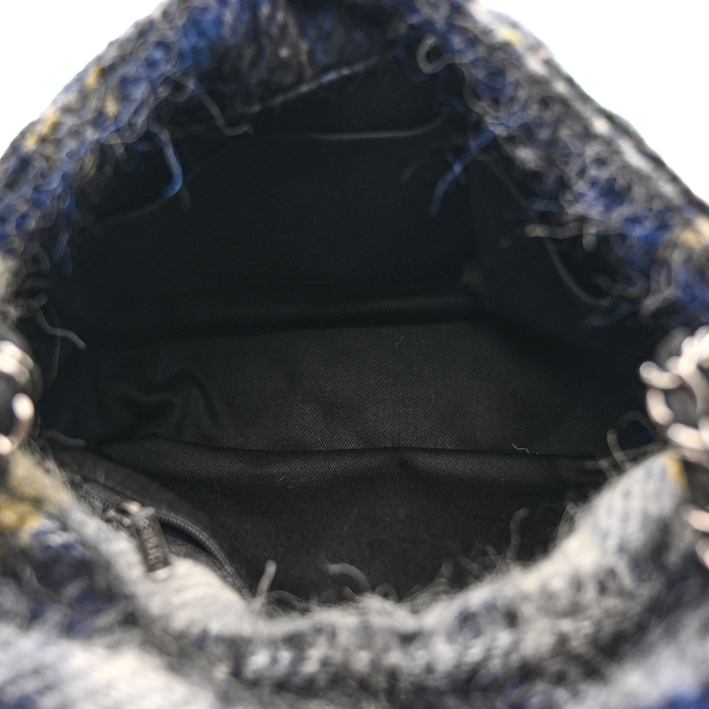 Mohair Quilted Tartan Day Flap Dark Multicolor