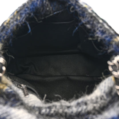 Chanel Mohair Quilted Tartan Day Flap Dark Multicolor 5 of 10