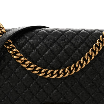 Chanel Caviar Quilted New Medium Boy Flap Black 9 of 13