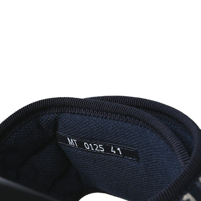 Christian Dior Nylon Oblique Dio(r)evolution Slide Sandals 41 Deep Blue 8 of 9