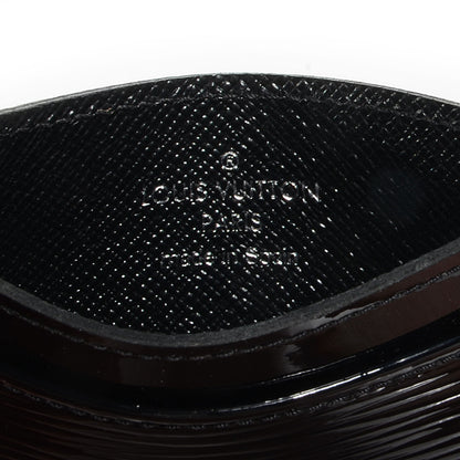 Louis Vuitton Epi Electric Card Holder Black 6 of 7