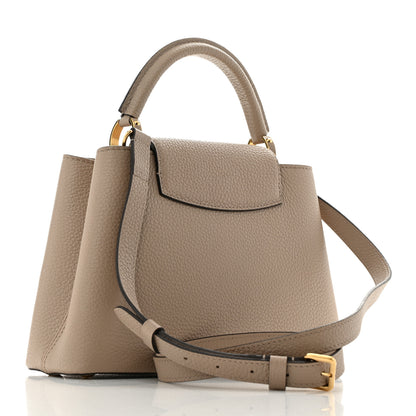 Louis Vuitton Taurillon Capucines BB Galet 3 of 11