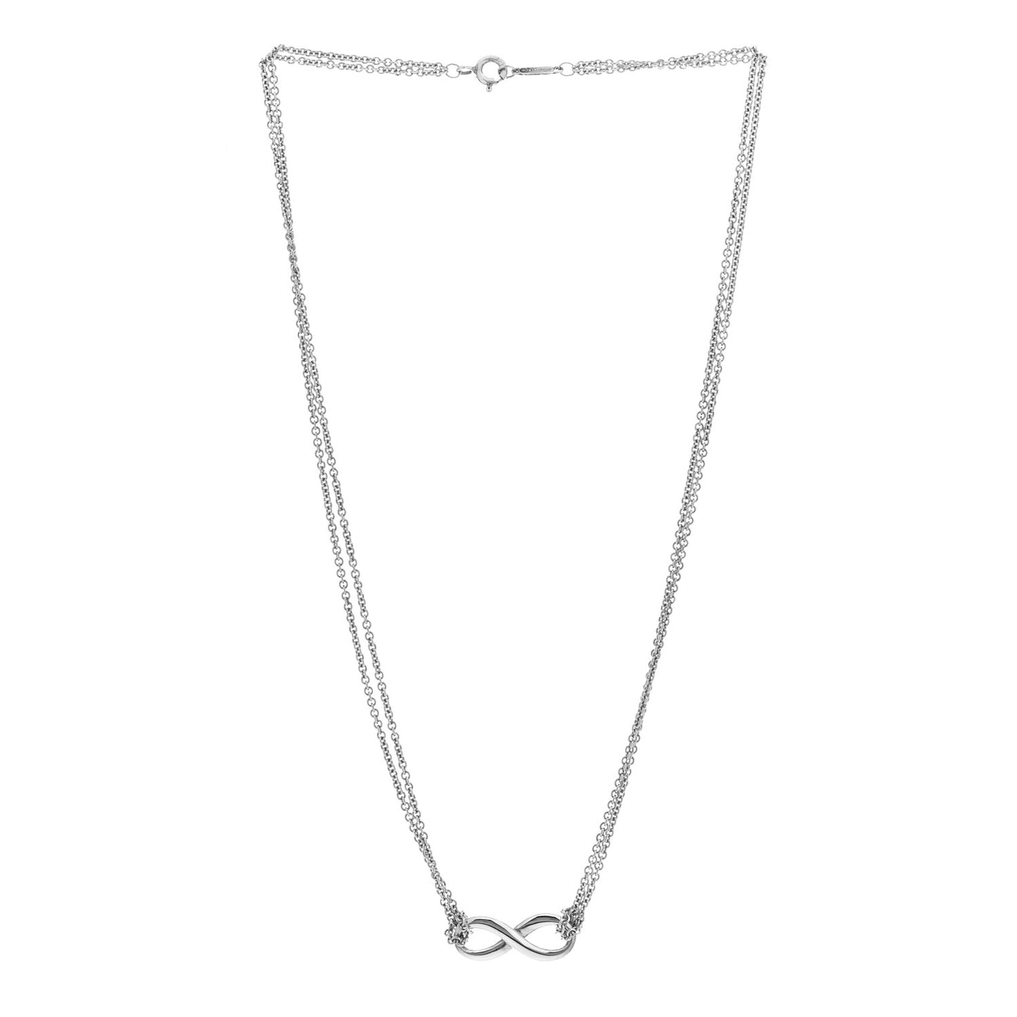Sterling Silver Infinity Pendant Necklace