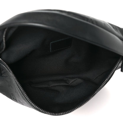 Louis Vuitton Calfskin Monogram Shadow Discovery Bumbag Black 5 of 10