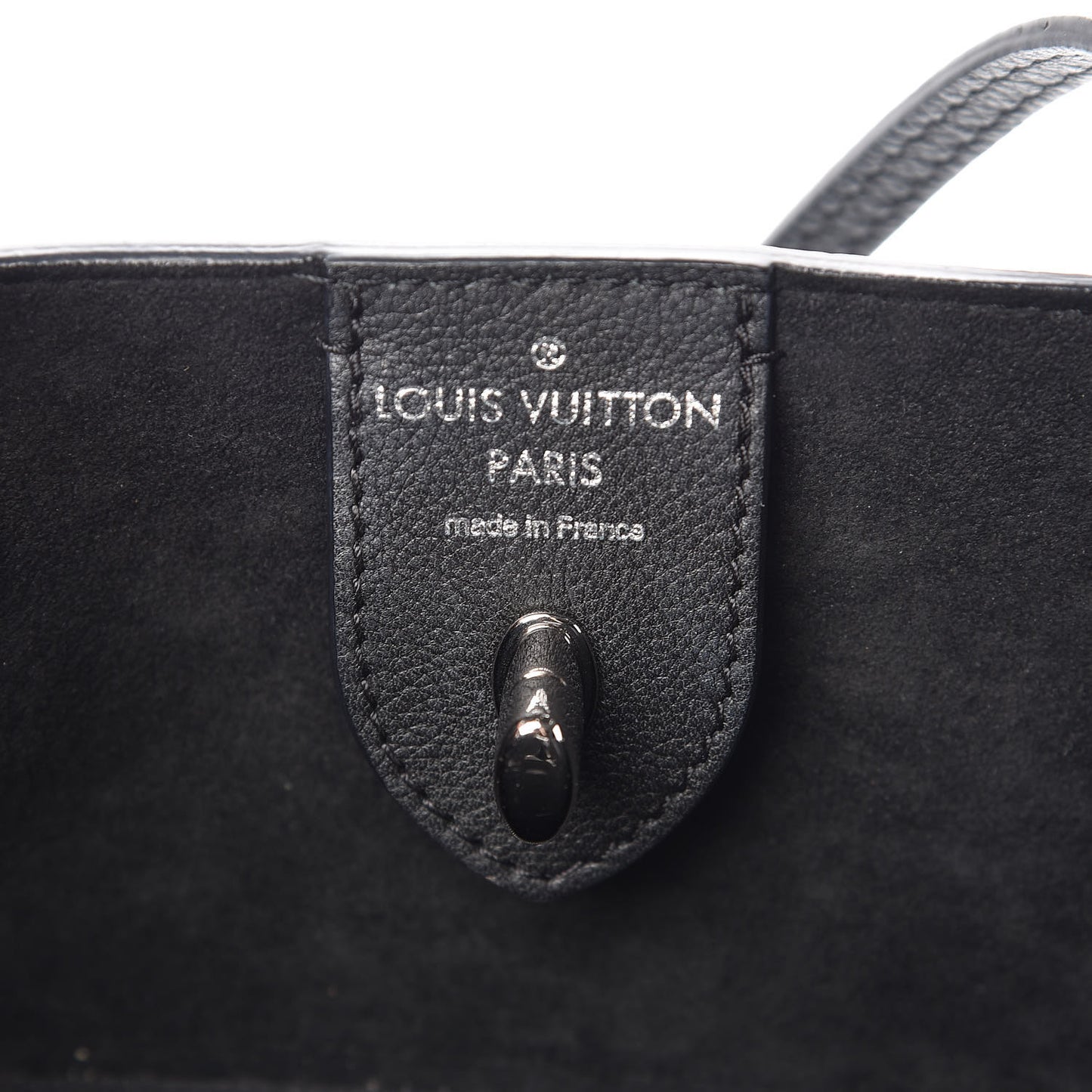 Calfskin Lockme Cabas Black
